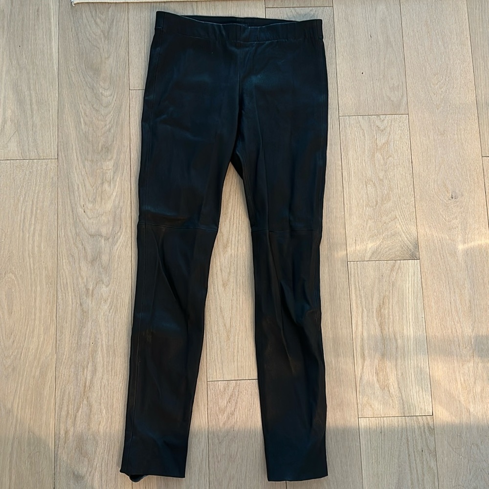 Theory leather pants. Size 6